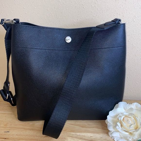 Dkny Bags Dkny Winston Black Leather Hobo Bag Poshmark